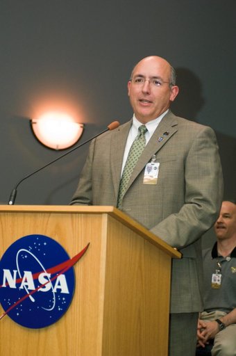 Expedition 13 Crew Return at Gilruth Center