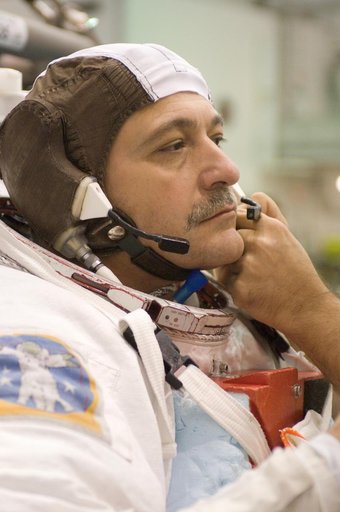 Expedition 15 Crew Members during NBL Dive Preparation