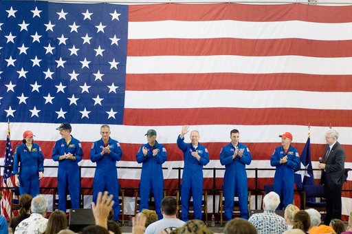 STS-117 Crew Return Ceremony at Ellington Field