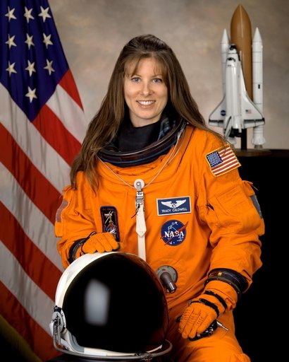 Official Portrait of Astronaut Tracy Caldwell: Official and Alternate Views