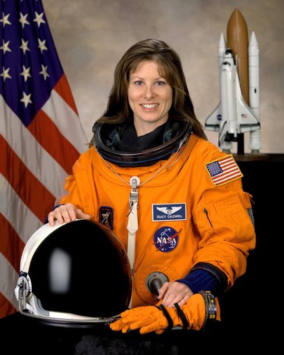 Official Portrait of Astronaut Tracy Caldwell: Official and Alternate Views