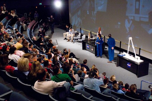 Meet an Astronaut Day at Space Center Houston with STS-118 astronauts