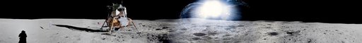 Panoramas of Apollo sites