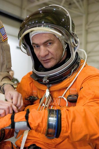STS-120 water survival training at the NBL