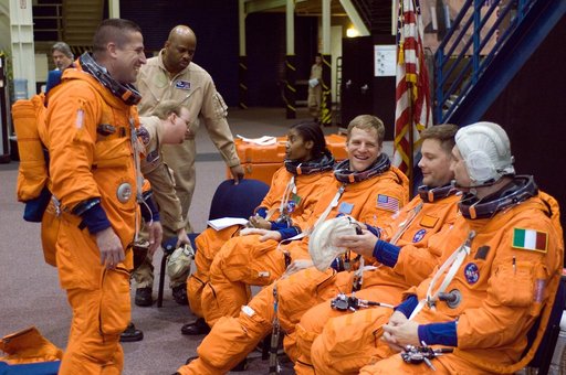 STS-120 Crew Training, Bldg. 9NW, FFT Mockup