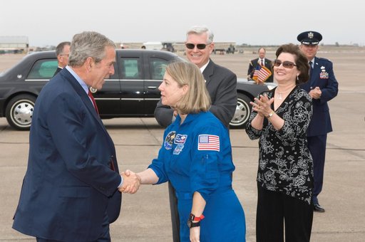 STS-120 Crew Return to Ellington Field