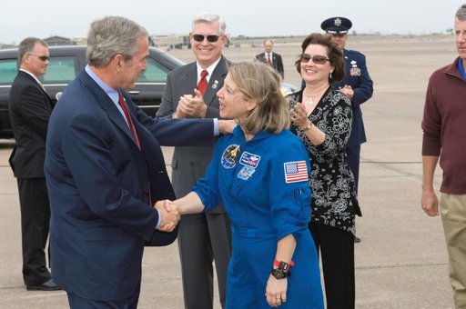 STS-120 Crew Return to Ellington Field