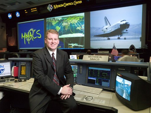 STS-122 Flight Controller Justin Dithmer on Mechanical, Maintenance, Arm, and Crew Systems (MMACS) Console