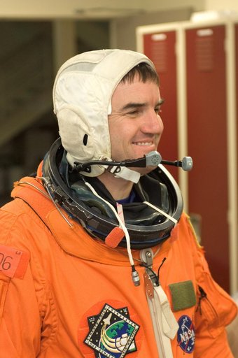 STS-122 Preflight Egress Training
