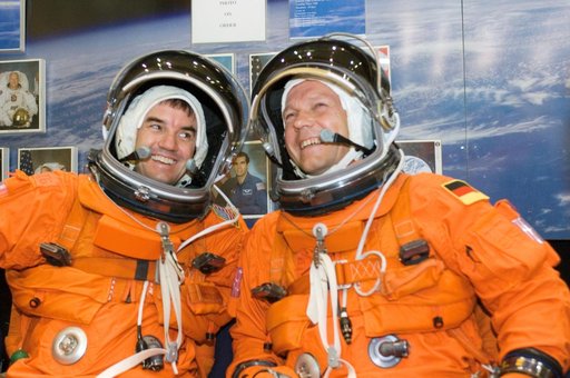 STS-122 Preflight Egress Training