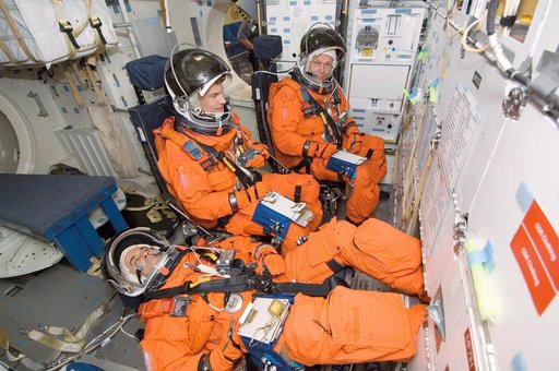 STS-122 Preflight Egress Training