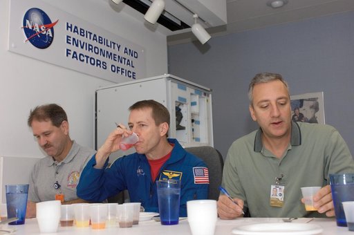 STS-125 Food Tasting