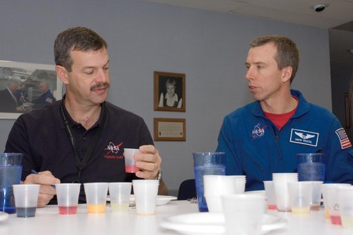 STS-125 Food Tasting