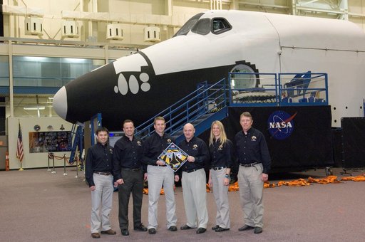 STS-124 during crew/training team photos, suit up and ASC/CAP/DES training