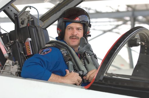 STS-125 Crew prepping for T-38 flights