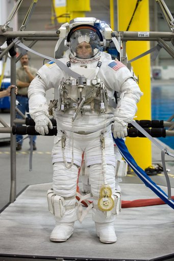 STS-125 crew training. Astronauts Grunsfeld and Feustel