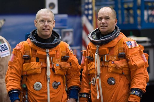 STS-128 / Expedition 20 crew during CCT Bailout Training