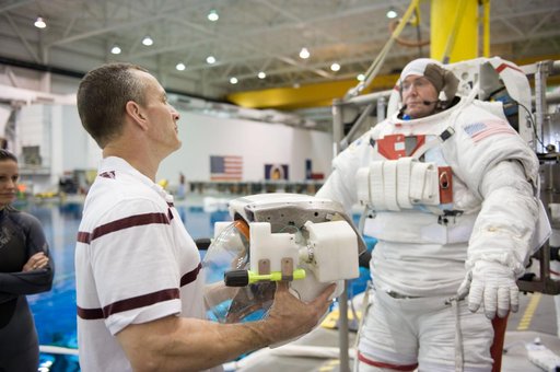 STS-129 crew members Mike Foreman, Randy Bresnik, Barry 'Butch' Wilmore and Robert Satcher