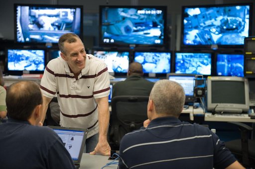 STS-129 crew members Mike Foreman, Randy Bresnik, Barry 'Butch' Wilmore and Robert Satcher