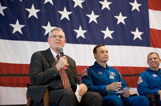 STS-119 Crew Return Ceremony to Ellington Field