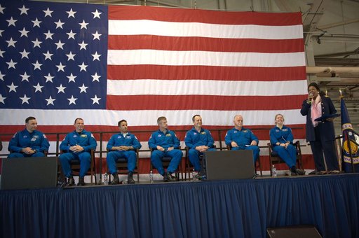 STS-119 Crew Return Ceremony to Ellington Field