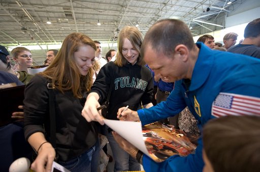 STS-119 Crew Return Ceremony to Ellington Field