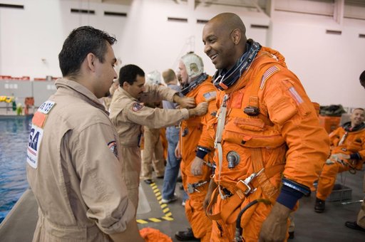 STS-129 Water Survival Training at the NBL