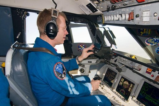 STS-125 Pilot Gregory Johnson during Shuttle Training Aircraft Ops