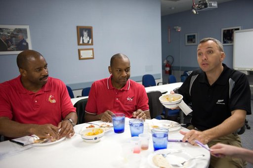 STS-129 food tasting  session.