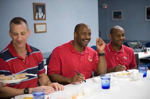 STS-129 food tasting  session.