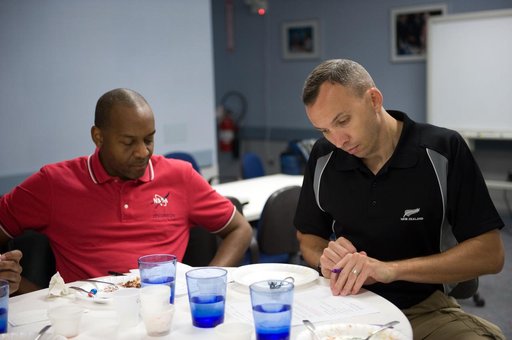 STS-129 food tasting  session.