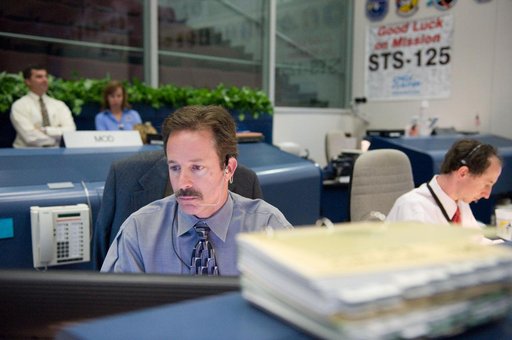 STS-125 Flight Controllers on Console - (Orbit Shift 2). Flight Director: Richard LaBrode
