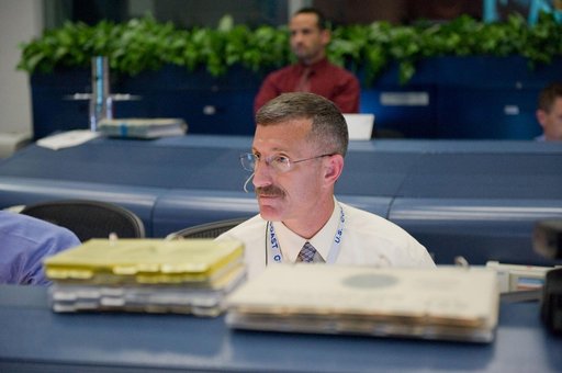 STS-125 Flight Controllers on Console - (Orbit Shift 1). Flight Director: Anthony Ceccacci