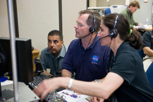STS-128 Preflight Training, VR Lab