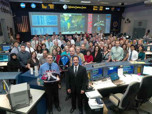 STS-125 Flight Control Team in WFCR - Orbit 2 - Flight Director Richard LaBrode