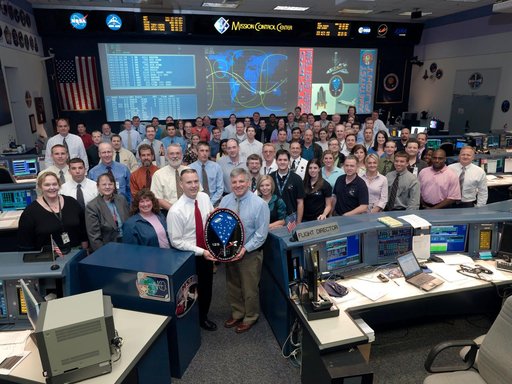 STS-125 Flight Control Team in WFCR - Ascent/Entry with Flight Director Norman Knight