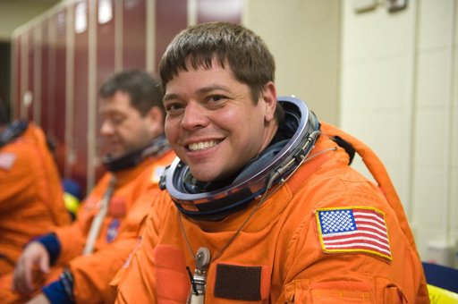 STS-130 crew during payload egress training at Full Fuselage Trainer (FFT).