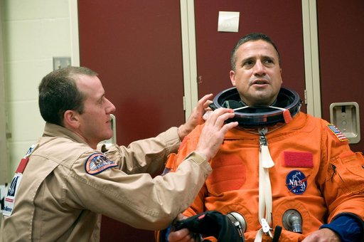 STS-130 crew bailout training