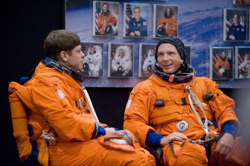 STS-130 crew bailout training