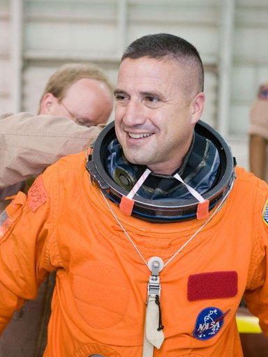 STS-130 Preflight Training. Water Survival Training at SCTF, NBL
