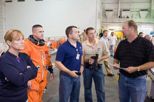 STS-130 Preflight Training. Water Survival Training at SCTF, NBL