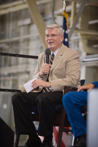STS-128 Crew & ISS Crewmember Tim Kopra return ceremony at Ellington Field