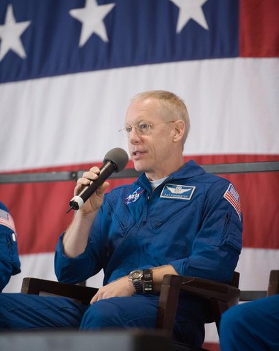 STS-128 Crew & ISS Crewmember Tim Kopra return ceremony at Ellington Field
