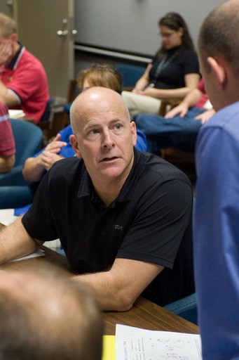 STS-131 & Expedition 22 crew during ISS/STS Emergency Scene Training