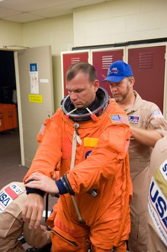 STS-132 Preflight Training: Payload egress training
