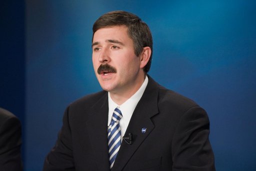STS-129 Flight Day 10 Mission Status Briefing with Orbit 1 Flight Director Mike Sarafin.