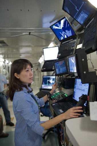 STS-131 crew member and JAXA astronaut Naoko Yamazaki