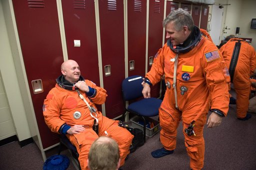 STS-134 bailout training