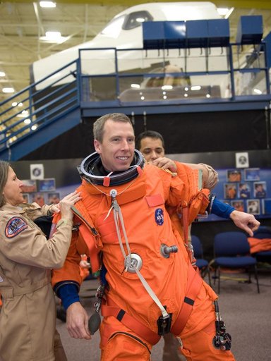 STS-134 bailout training