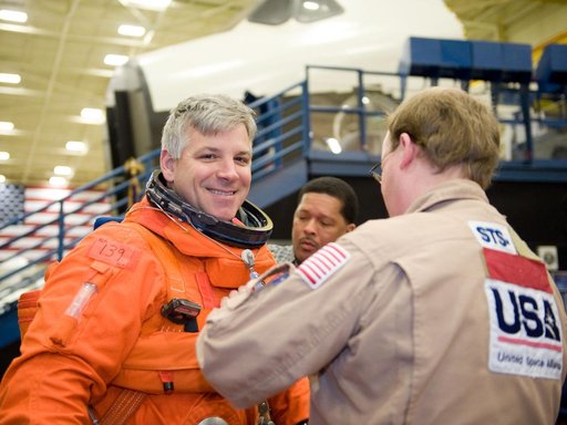 STS-134 bailout training